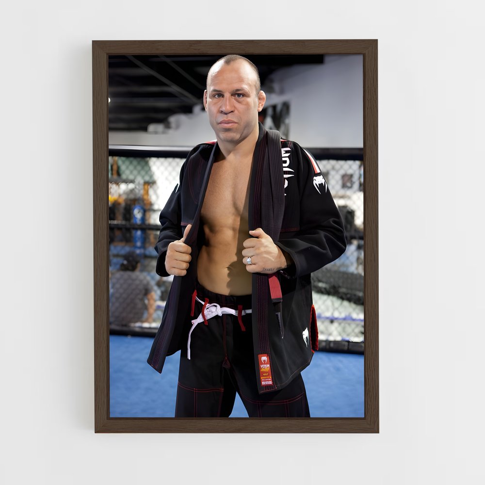 ap-wanderlei silva-4 cadre Bois foncé