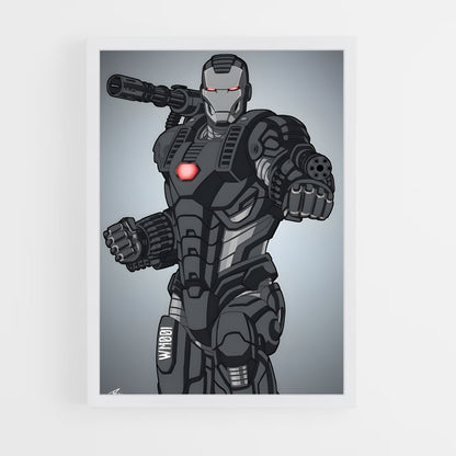 ap-war machine-6 cadre Blanc