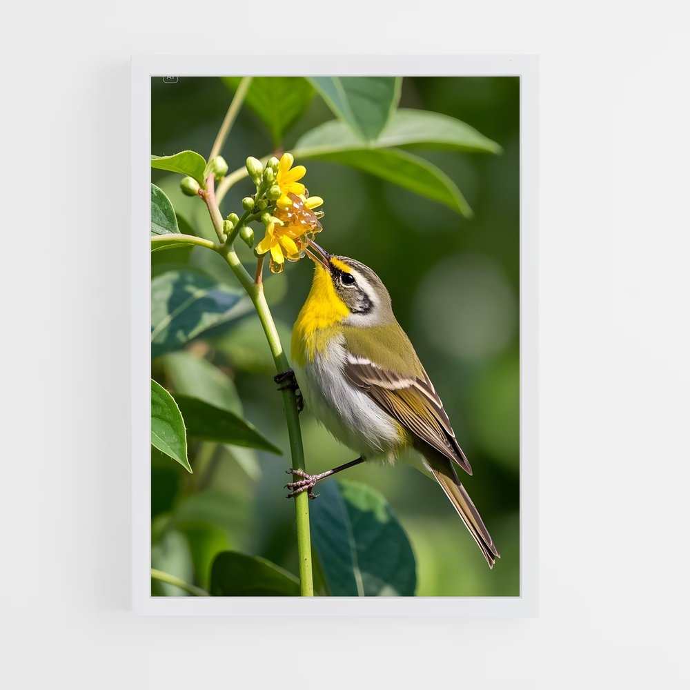 ap-warbler-2 cadre Blanc