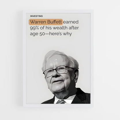 ap-warren buffett-3 cadre Blanc
