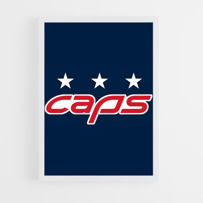 ap-washington capitals-5 cadre Blanc