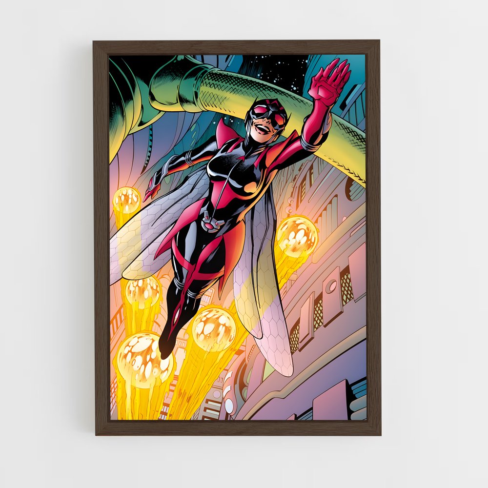 ap-wasp janet van dyne-1 cadre Bois foncé
