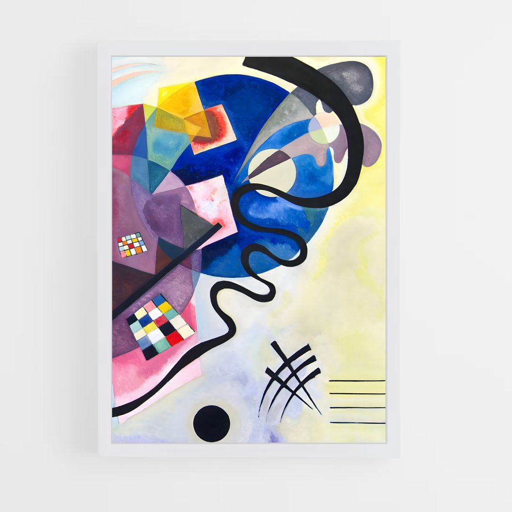ap-wassily kandinsky-1 cadre Blanc