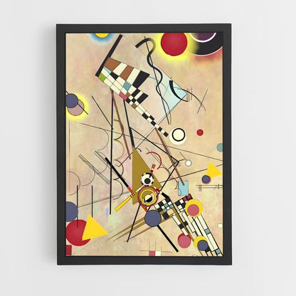 ap-wassily kandinsky-4 cadre Noir