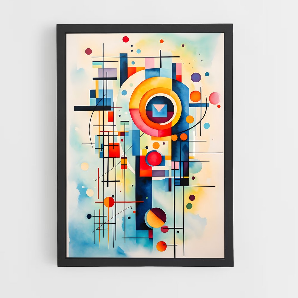 ap-wassily kandinsky-5 cadre Noir