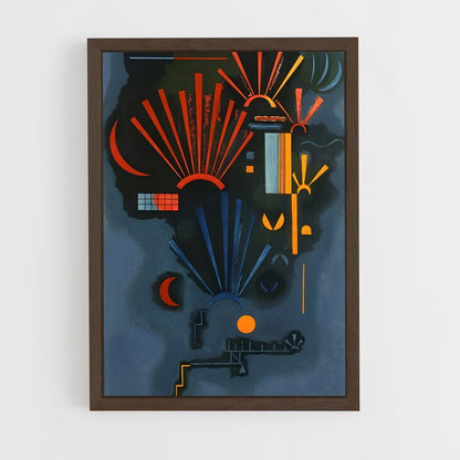 ap-wassily kandinsky-6 cadre Bois foncé