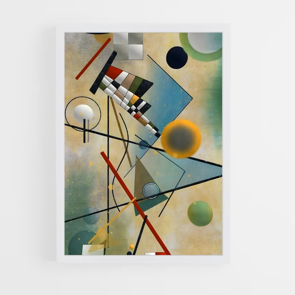 ap-wassily kandinsky-7 cadre Blanc
