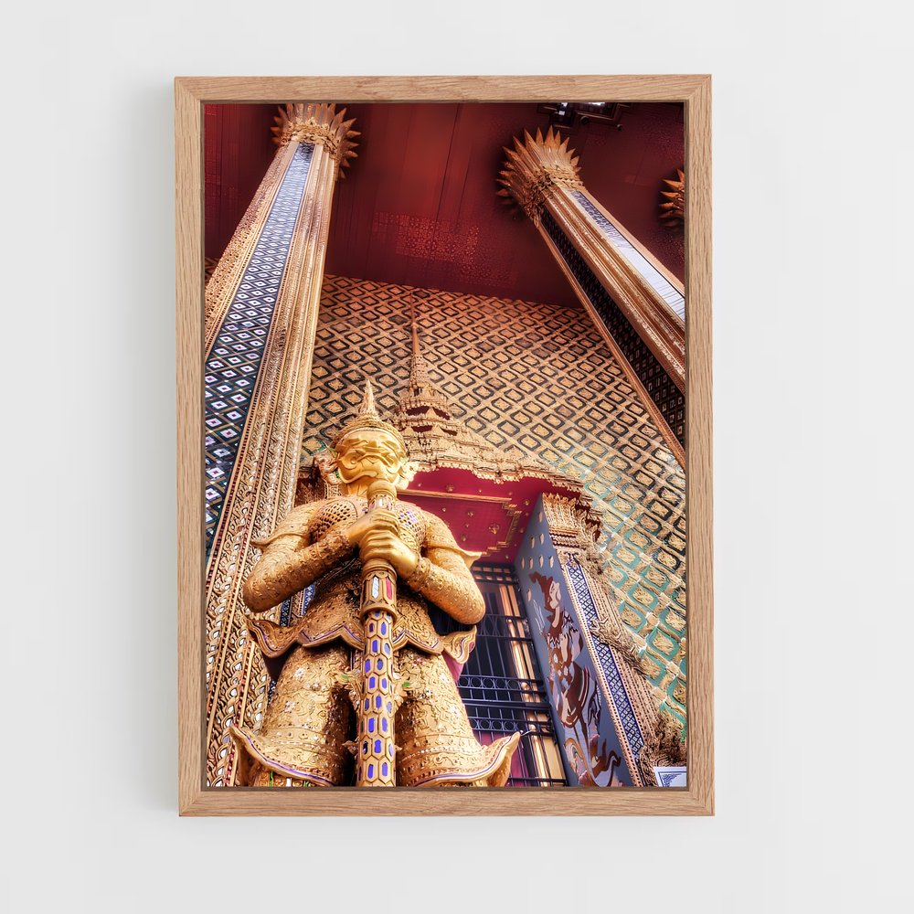 ap-wat phra kaew-3 cadre Bois clair