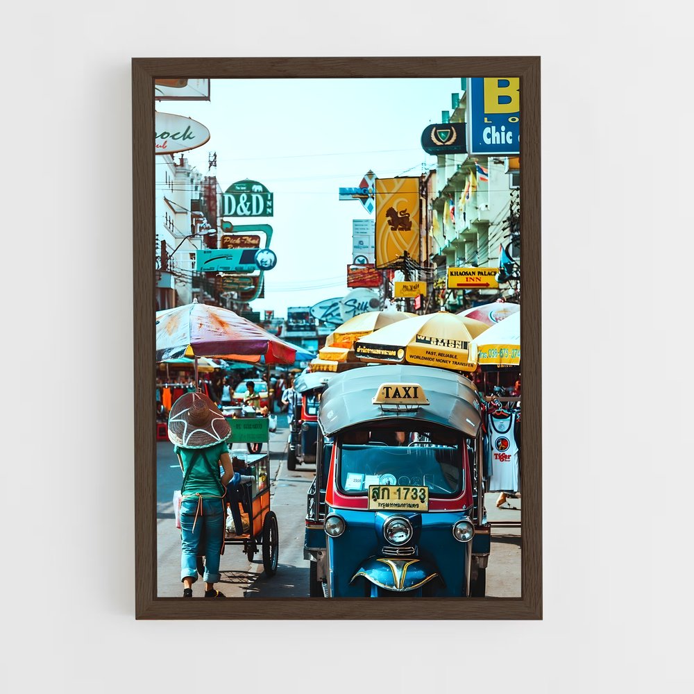 ap-wat phra kaew-4 cadre Bois foncé