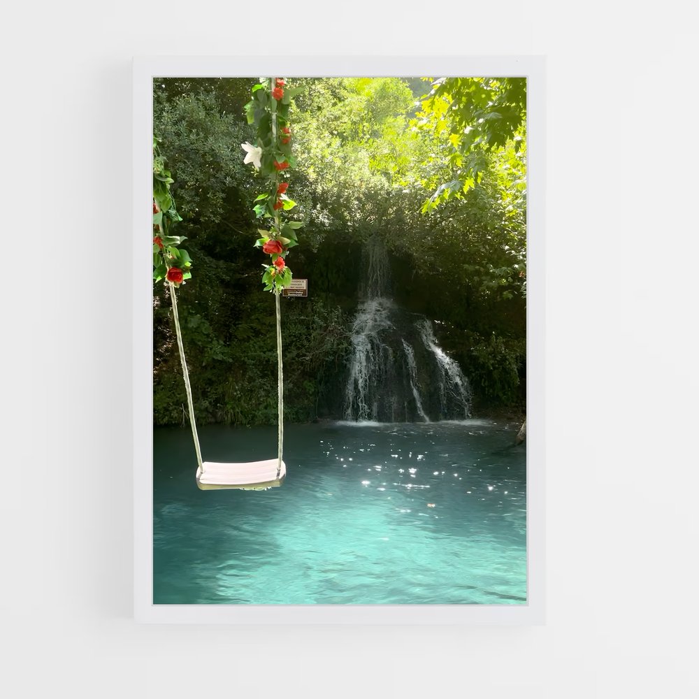 ap-waterfall-8 cadre Blanc