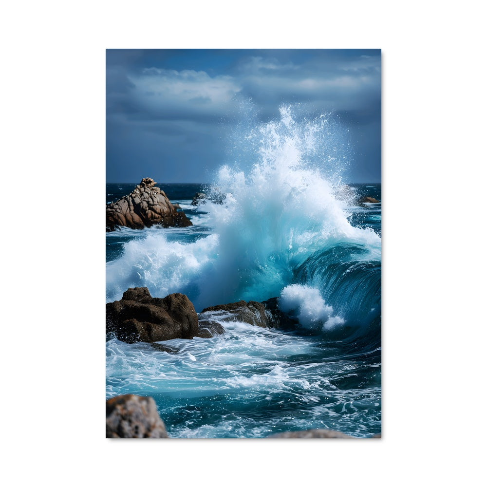 Poster Vague Écrasante