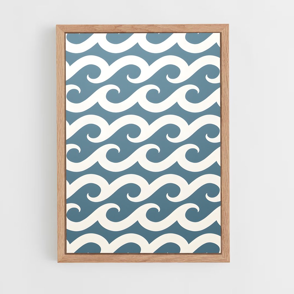 ap-wave patterns-2 cadre Bois clair