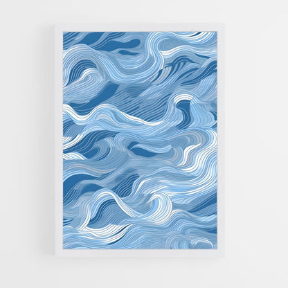ap-wave patterns-4 cadre Blanc