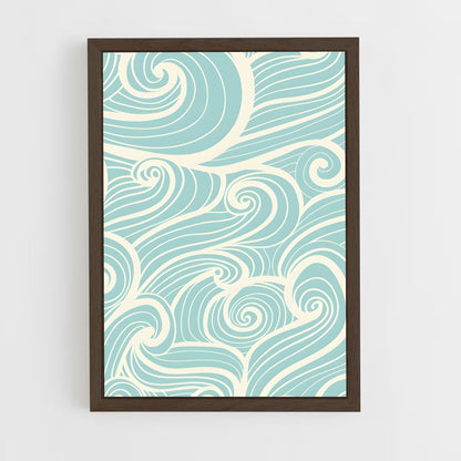 ap-wave patterns-6 cadre Bois foncé