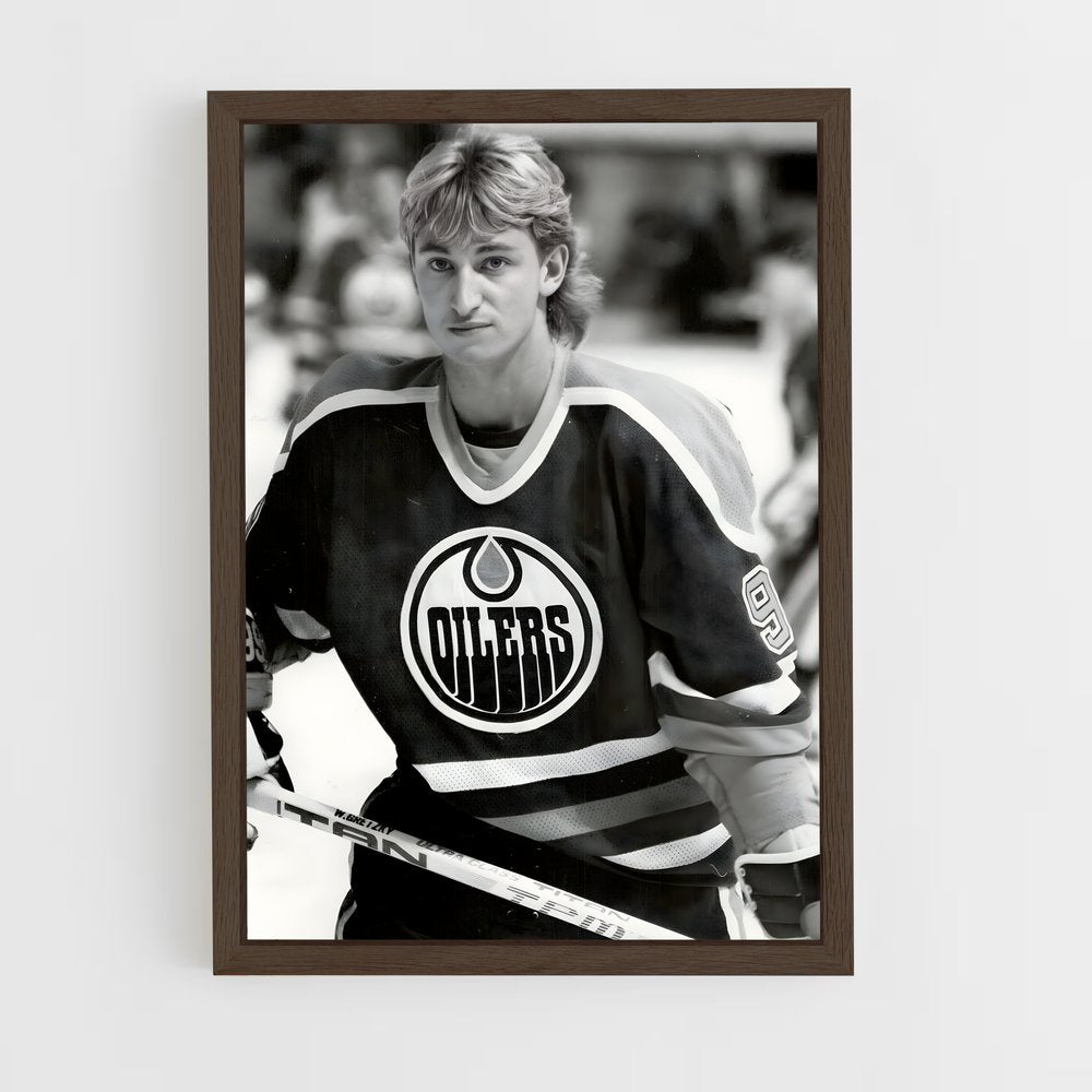 ap-wayne gretzky-10 cadre Bois foncé