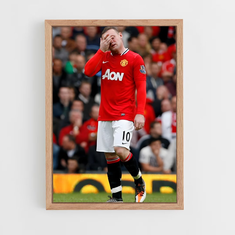 ap-wayne rooney-2 cadre Bois clair