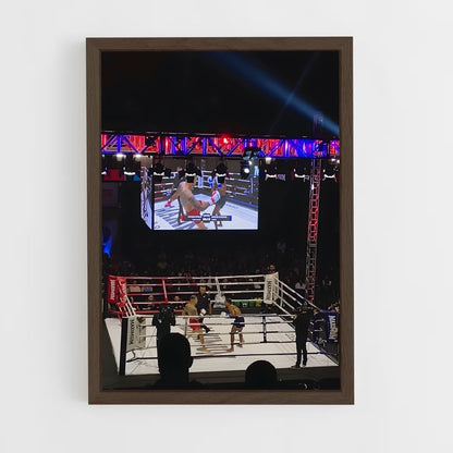 ap-wbc muaythai-3 cadre Bois foncé