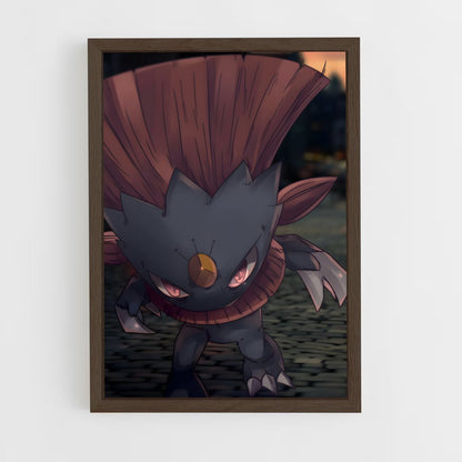 ap-weavile-1 cadre Bois foncé