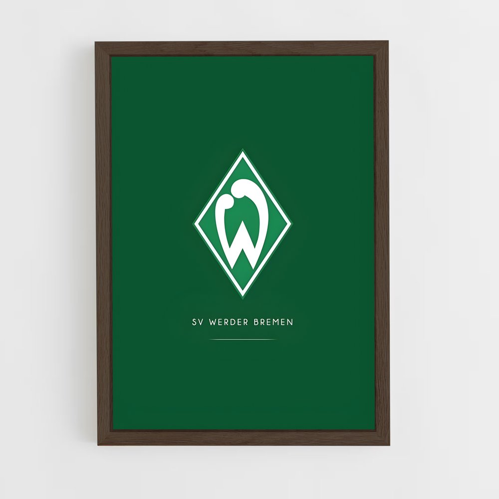 ap-werder bremen-7 cadre Bois foncé