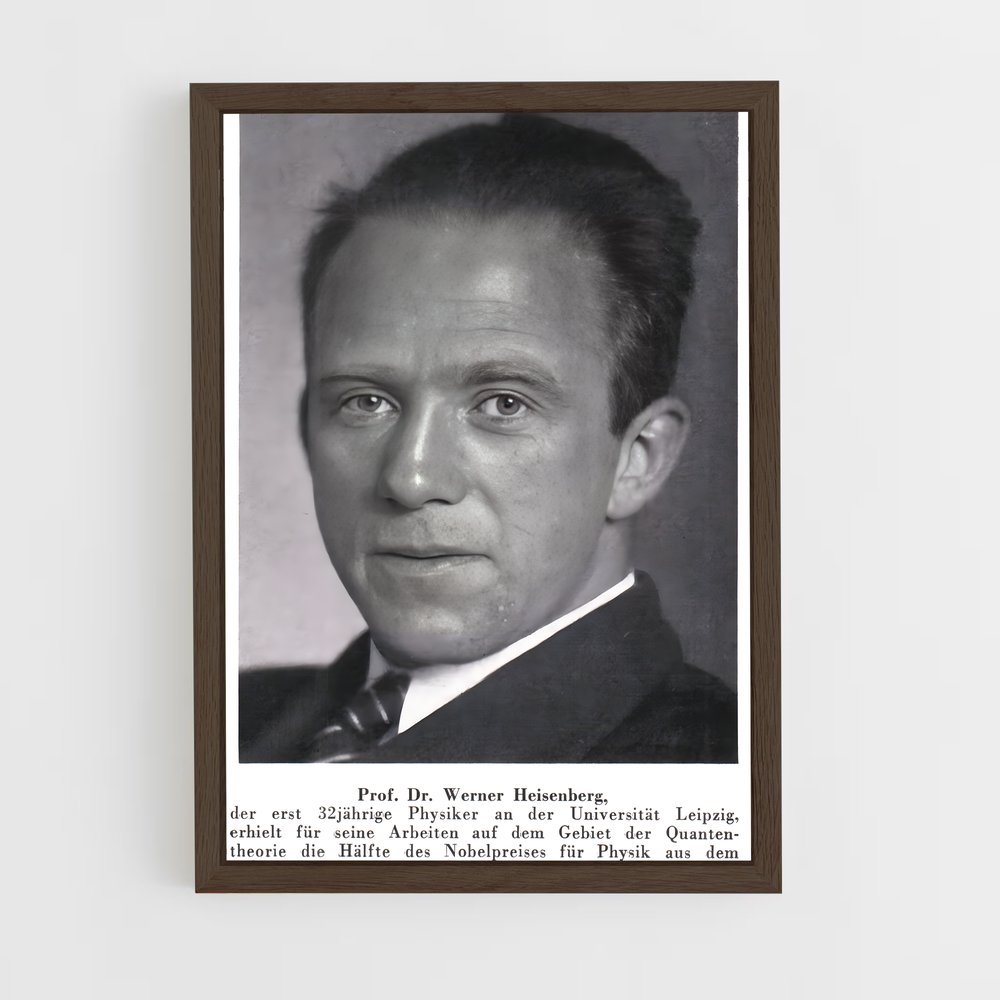 ap-werner heisenberg-1 cadre Bois foncé