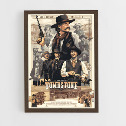 ap-western movie-2 cadre Bois foncé
