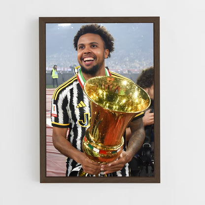 ap-weston mckennie-8 cadre Bois foncé