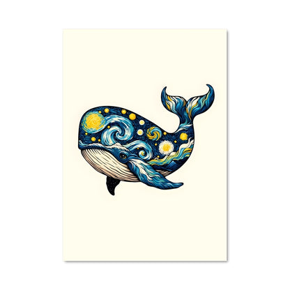 Poster Céleste Baleine