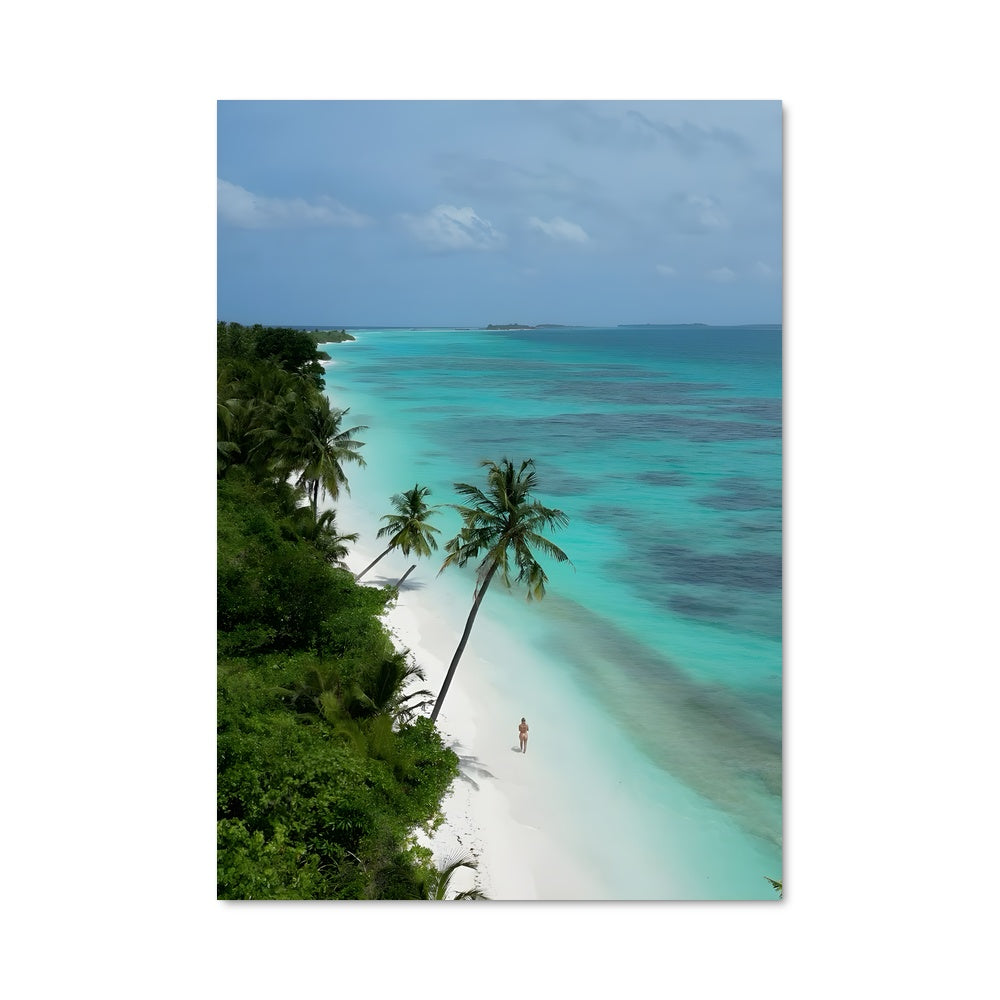 Poster White sand beach 94507