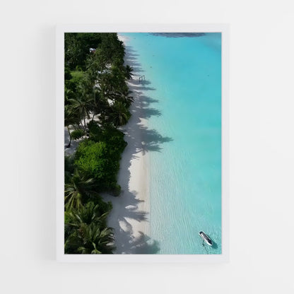 ap-white sand beach-10 cadre Blanc