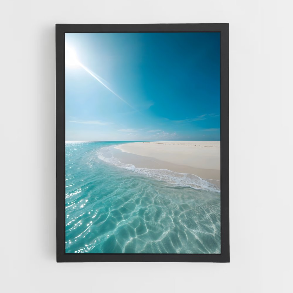 ap-white sand beach-3 cadre Noir