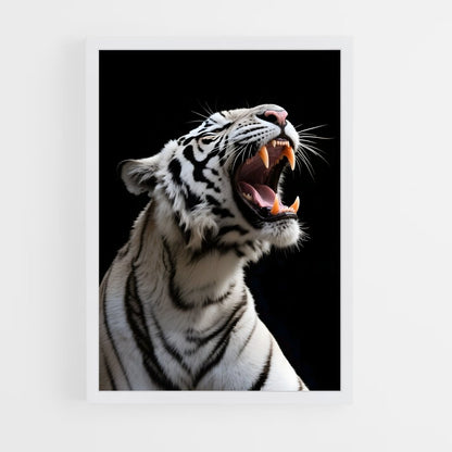ap-white tiger-17 cadre Blanc