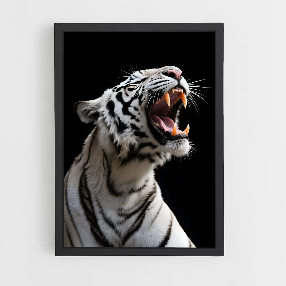ap-white tiger-17 cadre Noir