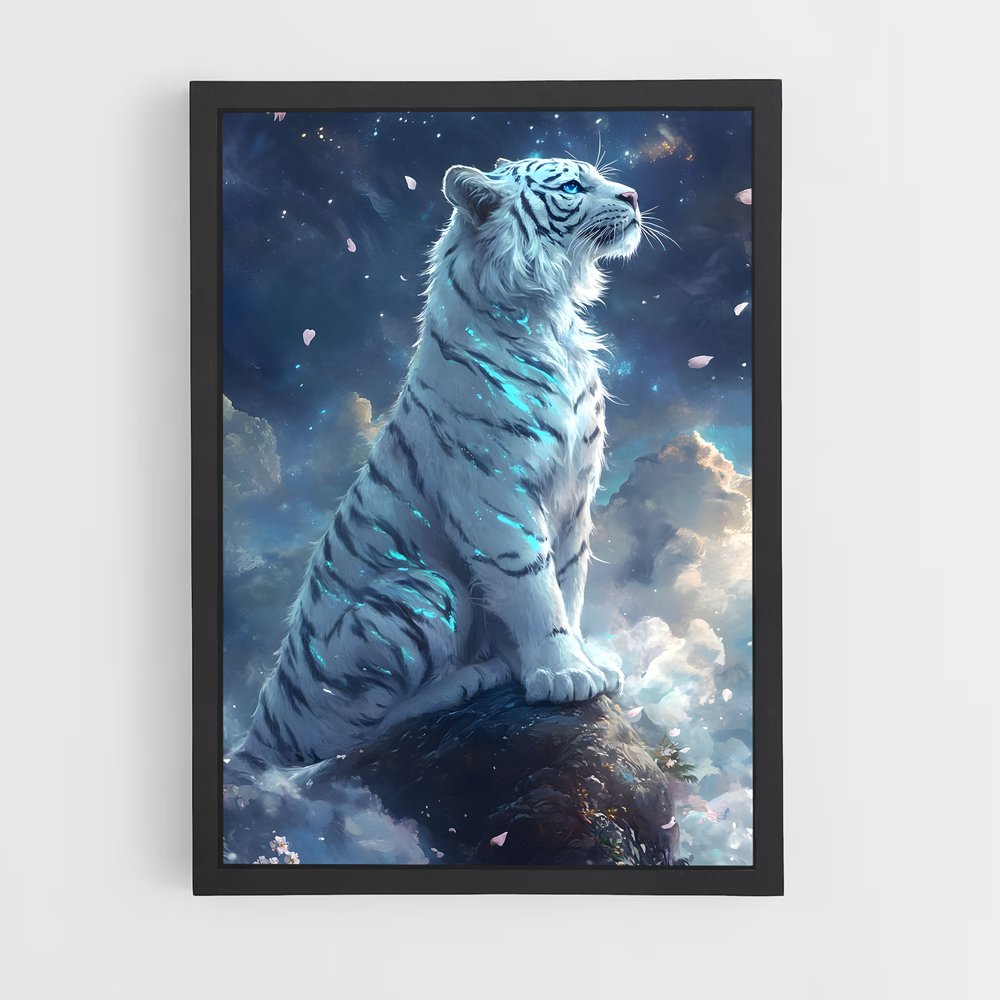 ap-white tiger-4 cadre Noir