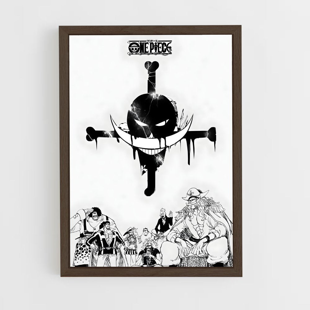 ap-whitebeard-3 cadre Bois foncé