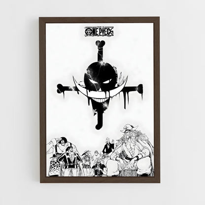 ap-whitebeard-3 cadre Bois foncé
