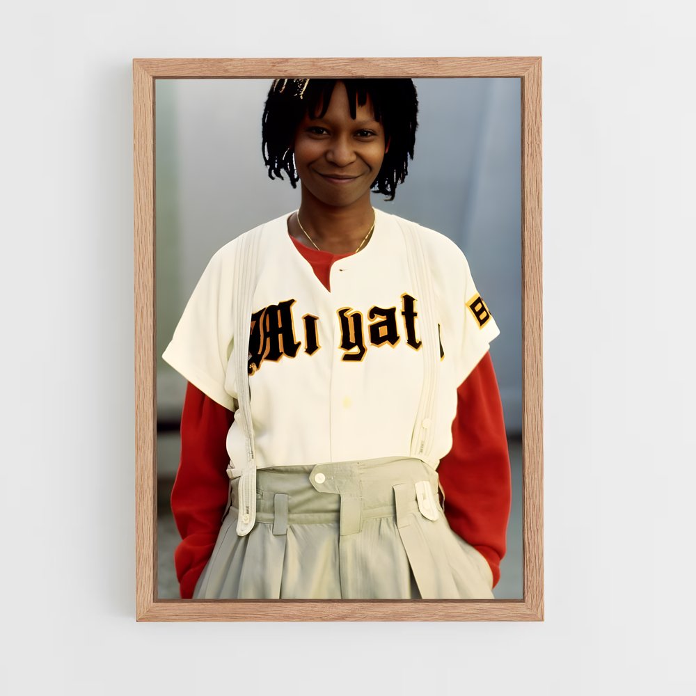 ap-whoopi goldberg-8 cadre Bois clair