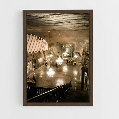 ap-wieliczka salt mine-3 cadre Bois foncé