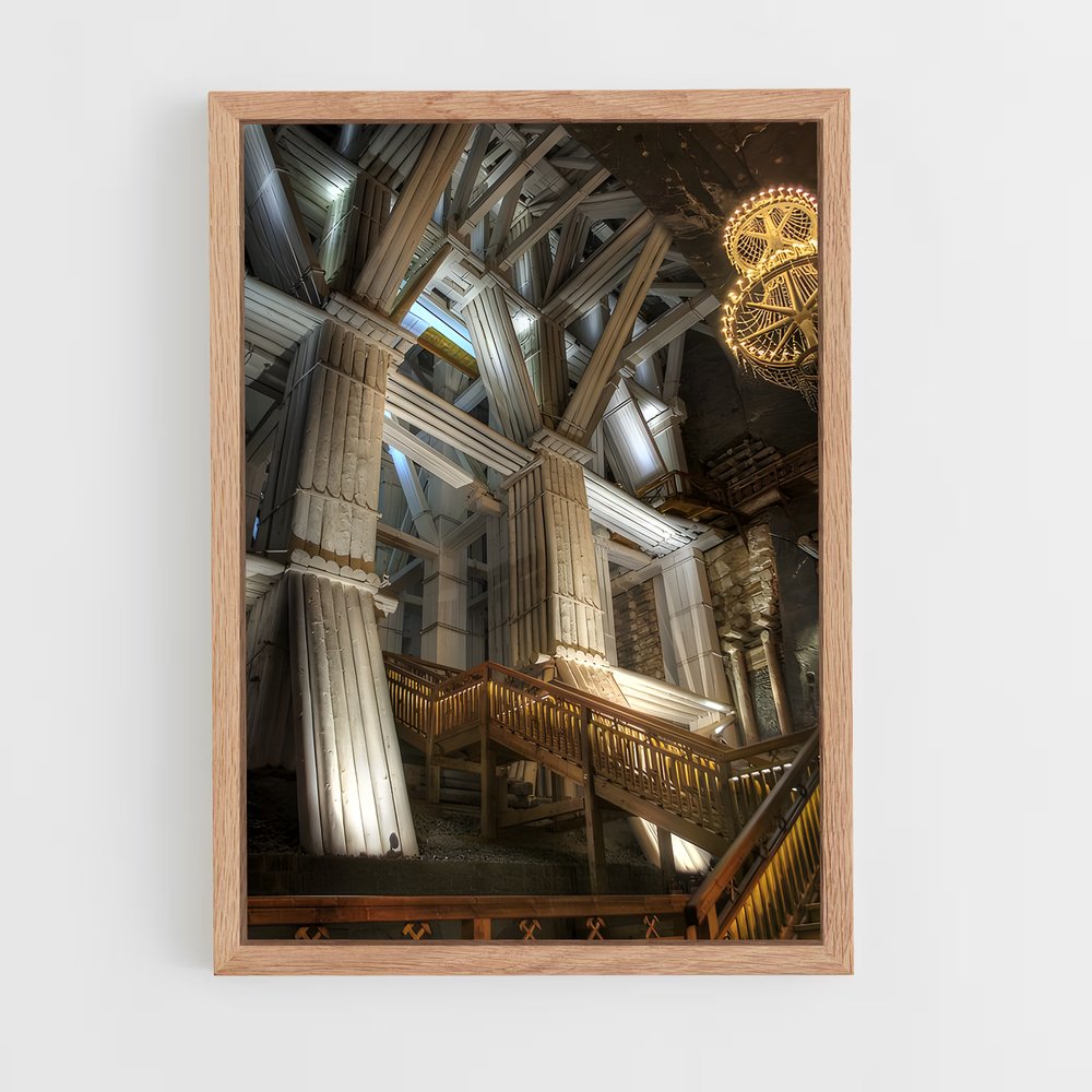 ap-wieliczka salt mine-5 cadre Bois clair