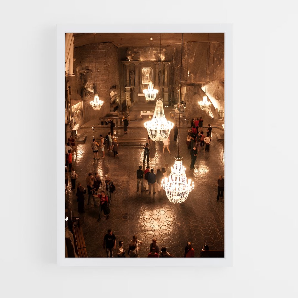 ap-wieliczka salt mine-8 cadre Blanc