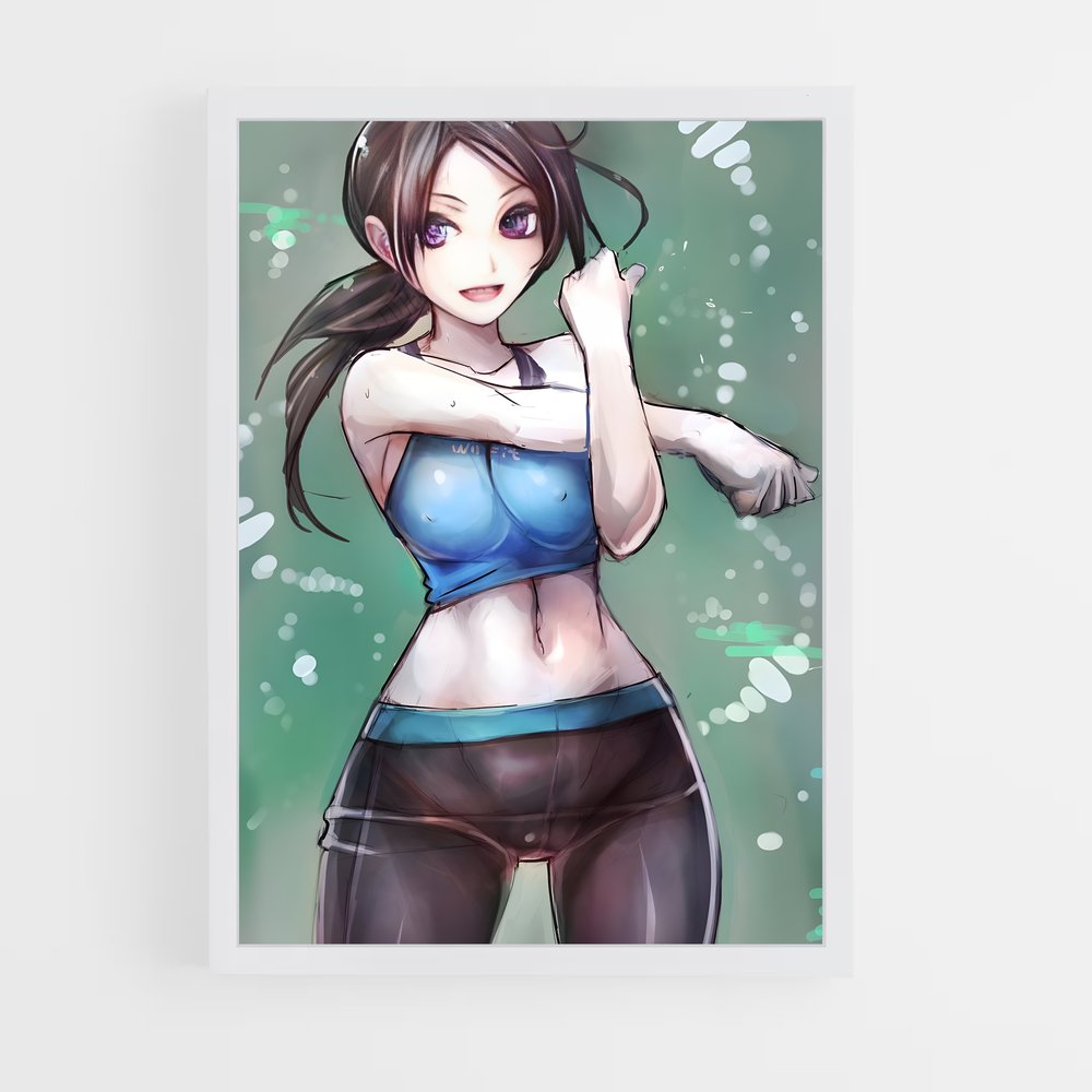 ap-wii fit trainer-1 cadre Blanc