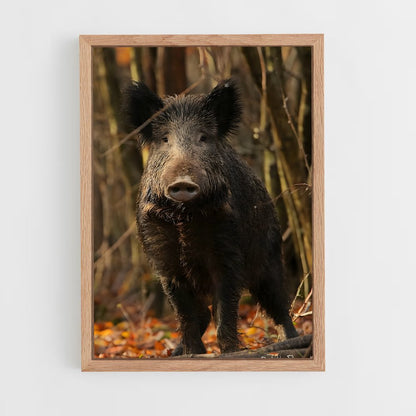 ap-wild boar-4 cadre Bois clair