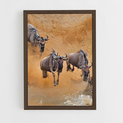 ap-wildebeest-3 cadre Bois foncé