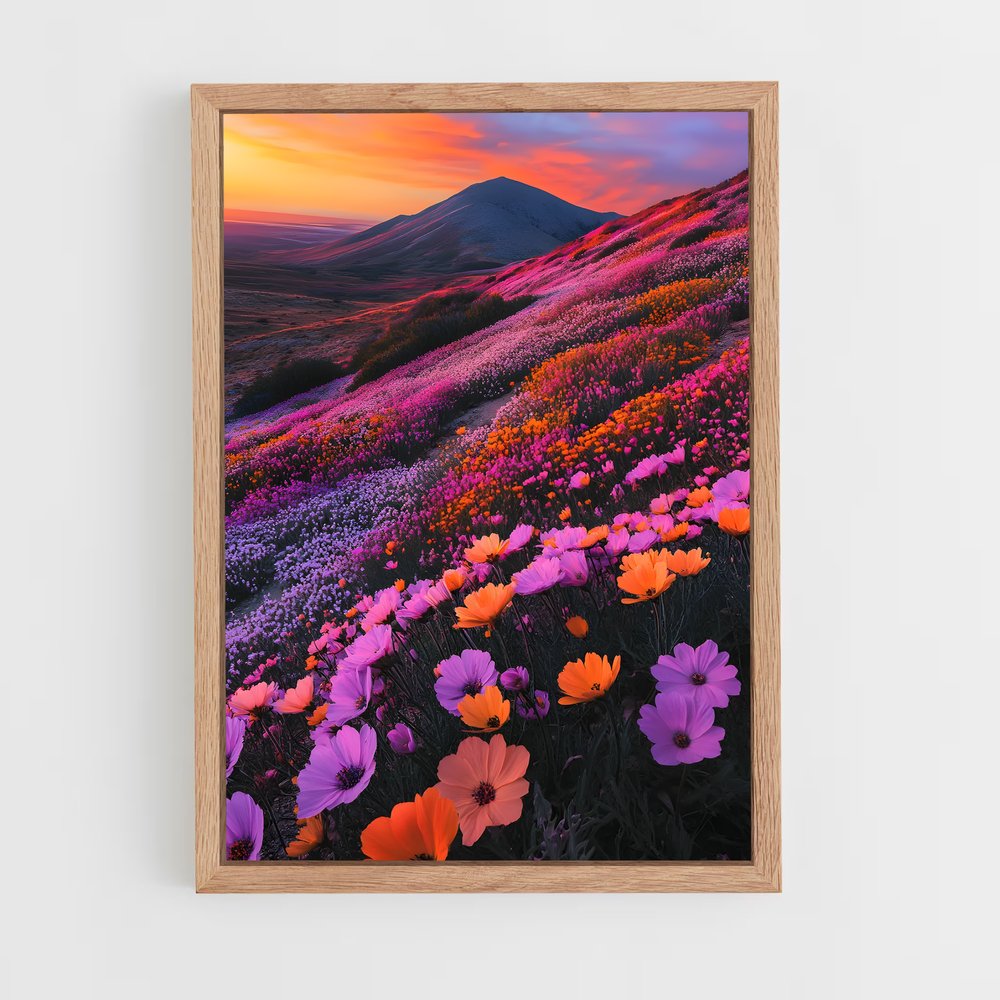 ap-wildflower bloom-1 cadre Bois clair