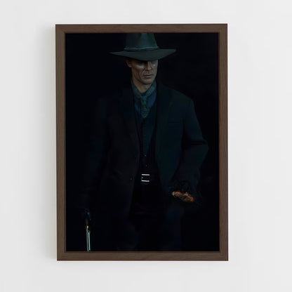 ap-william man in black-3 cadre Bois foncé