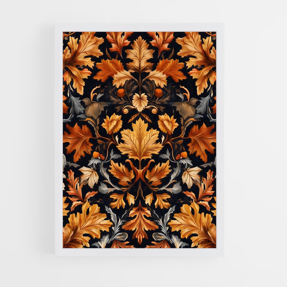 ap-william morris patterns-4 cadre Blanc