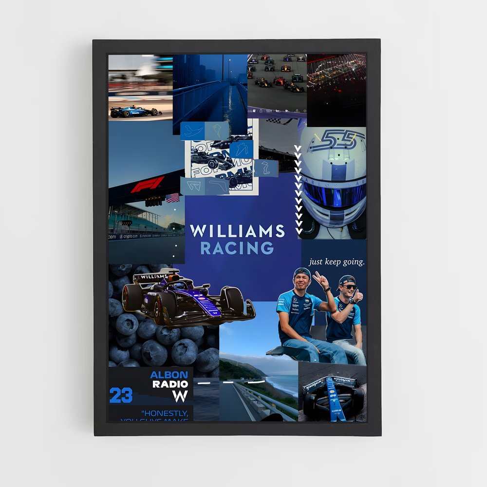 ap-williams f1 team-2 cadre Noir
