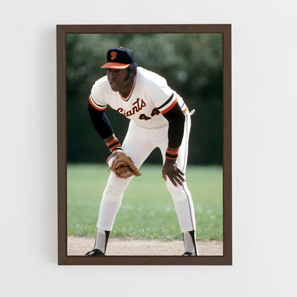 ap-willie mccovey-2 cadre Bois foncé