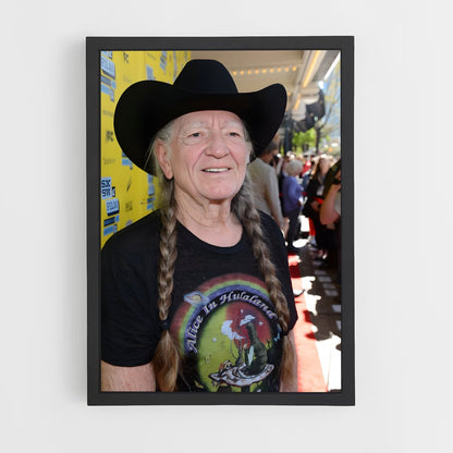 ap-willie nelson-3 cadre Noir