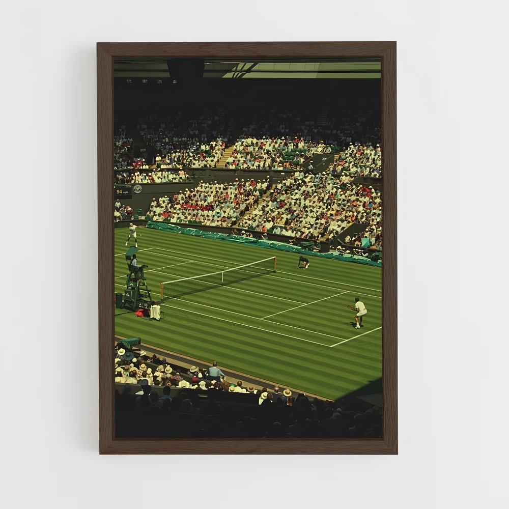 ap-wimbledon tennis-1 cadre Bois foncé