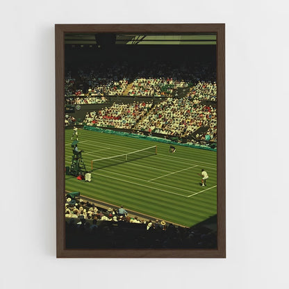 ap-wimbledon tennis-1 cadre Bois foncé